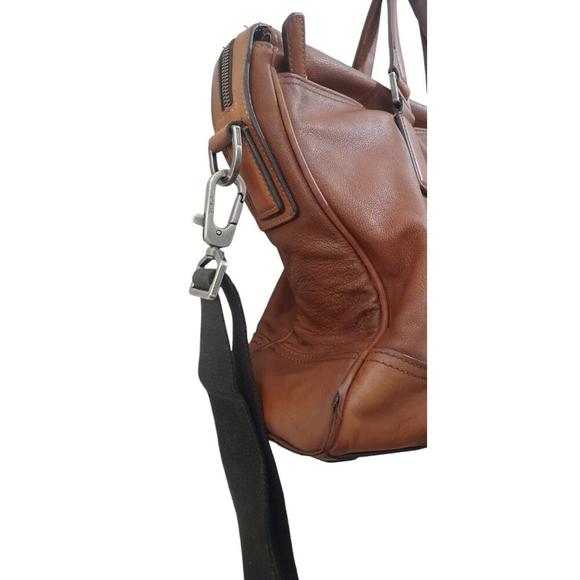 Tumi Beacon Hill Irving Slim Briefs Business Tan Leather Messenger Bag - Picture 6 of 16